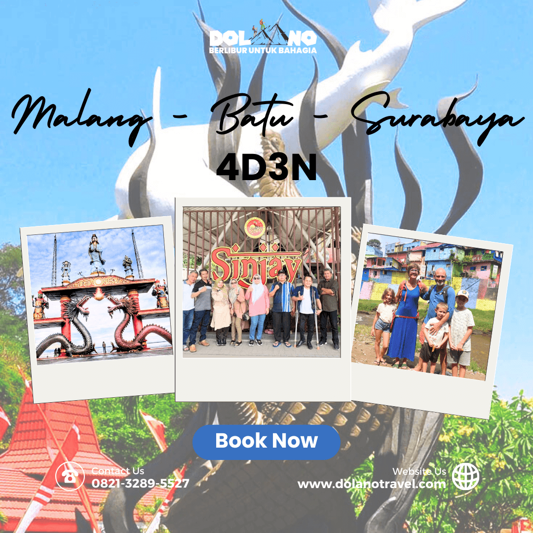 Paket Wisata Malang Batu Surabaya 4 hari 3 Malam