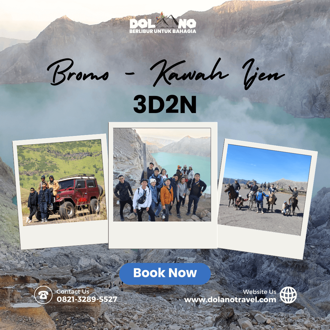 Paket Wisata Bromo Kawah Ijen 3 Hari 2 Malam